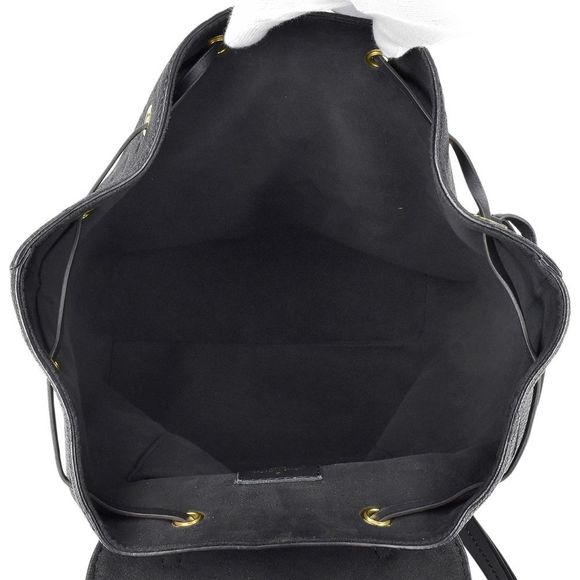 Louis Vuitton Montsouris PM Daypack Backpack Rucksack Monogram Black - Picture 6 of 7